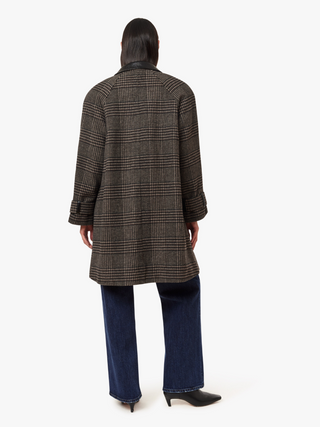 The Plaid A Line Coat