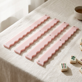 The Mahjong Rack Pusher Add-On in Macaron Pink