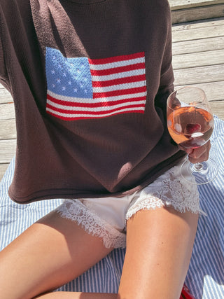 The Coastal Flag Knit - Olive Street