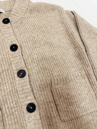 Dionne Ribbed Button Cardigan