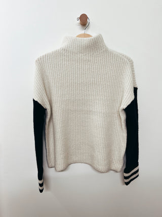 Margarate Color Block Stripe Sweater