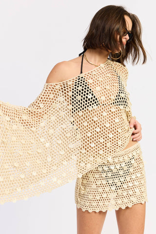 The Crochet Poncho - Olive Street