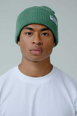 The Recycled Bottle Beanie in Forest Fern
