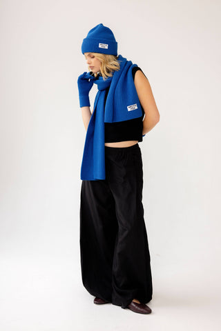 The Recycled Bottle Beanie in Ocean Blue