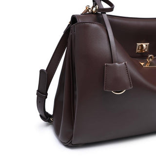 Keaton Satchel: Chocolate - Olive Street
