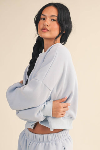 The Cozy Fleece Oversized Crewneck Sweatshirt