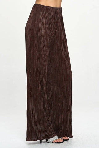 The Plisse Straight Pant
