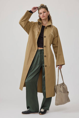 The Classic Belted Long Trench