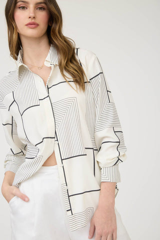 The Geometric Print Shirt