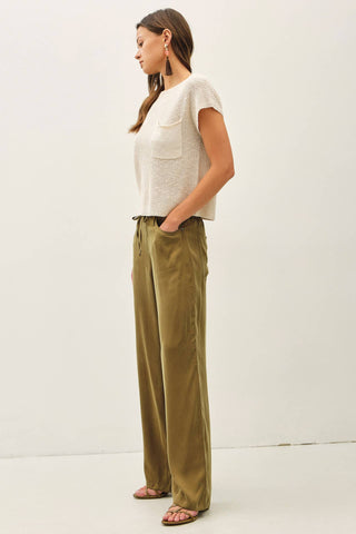 The Air-Washed Wide Leg Pant