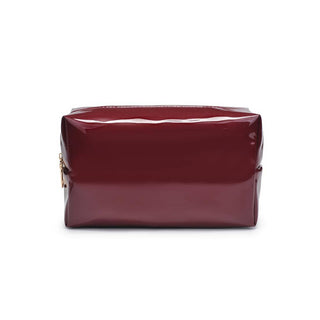 burgundy travel makeup bag Cosmetic Travel Pouch in Red – Olive Street