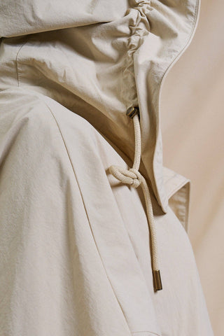 The Cropped Hooded Utility Jacket - Olive Street