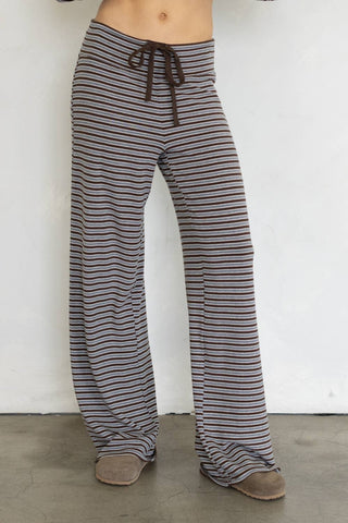 Langston Pants: BROWN-GREY / S - Olive Street