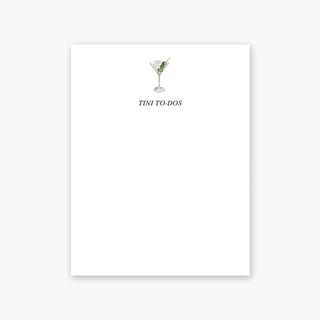 Martini "Tini To-Dos" Notepad - Olive Street