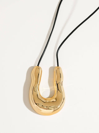 Sable 18K Gold Horseshoe Western Necklace