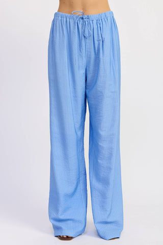 The Stripe Drawstring Pant - Olive Street