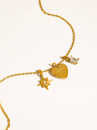 The Gentilly Mom Heart Charm Necklace - Olive Street