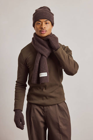 The Cashmere Gloves in Brown