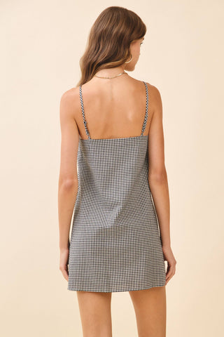 The Gingham Mini Dress - Olive Street