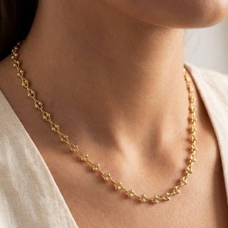 The Stainless Steel Ornate Chain Necklace - Olive Street