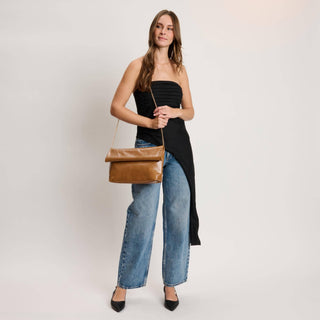 The Angela Crossbody in Caramel