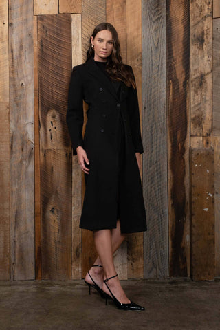 The Classic Double Breasted Longline Coat