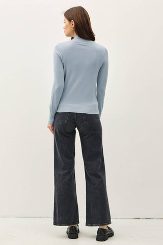 The Basic Mock Neck Sweater