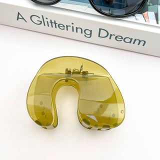 The U-shaped Hair Claw Clip - Olive Street