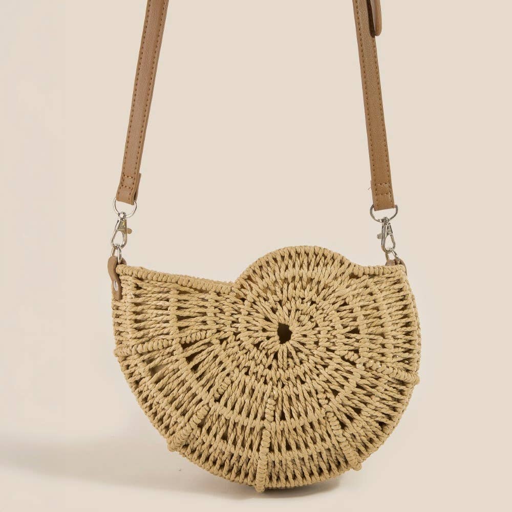 The Straw Braided Conch Shell Bag – Olive Street