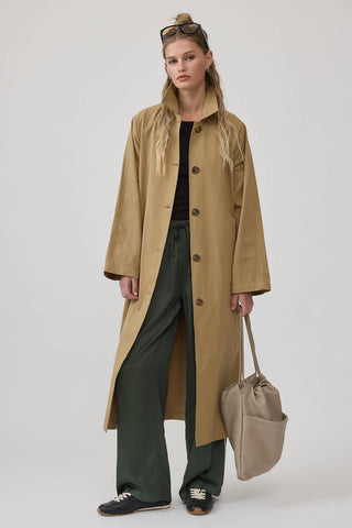 The Classic Belted Long Trench