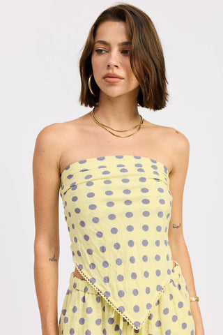 The Polka Dot Scarf Top Set - Olive Street