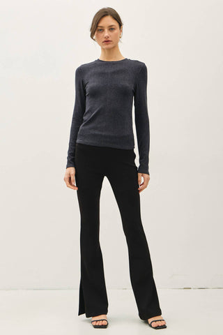 The Soft Ribbed Crew Longsleeve