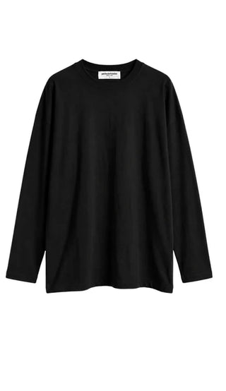 The Claire Oversized Long Sleeve in Black
