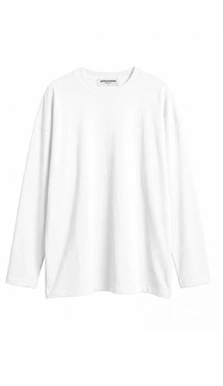 The Claire Oversized Long Sleeve in White