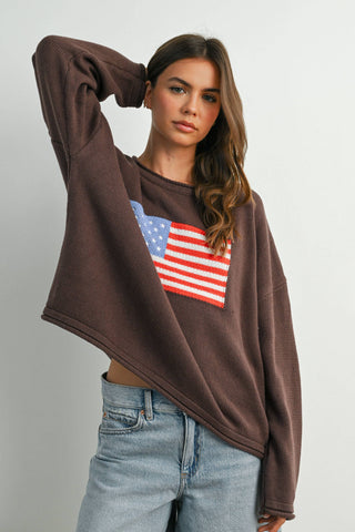 The Coastal Flag Knit - Olive Street