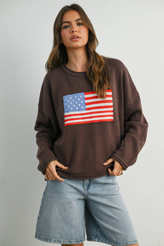 The Coastal Flag Knit - Olive Street