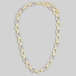 The Gold Dipped Two Tone Chain Necklace - Olive Street