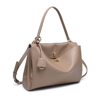 Keaton Satchel: Taupe - Olive Street