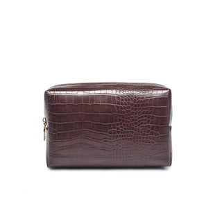 The Chic Croc Pouch in Black