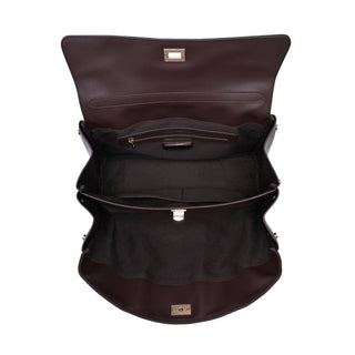 Keaton Satchel: Chocolate - Olive Street