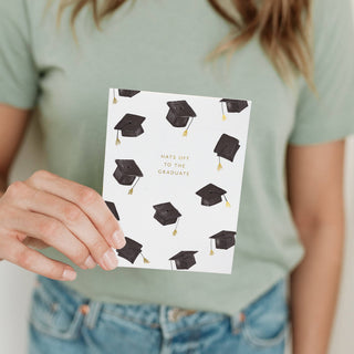 Hats Off To The Grad Card - Olive Street