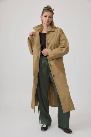 The Classic Belted Long Trench