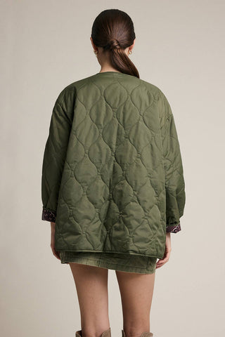 The Reversible Quilted Bandana Jacket - Olive Street