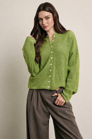The Plush Button Cardigan