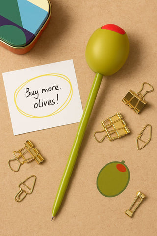 Olive Squishy Pen - Olive Street
