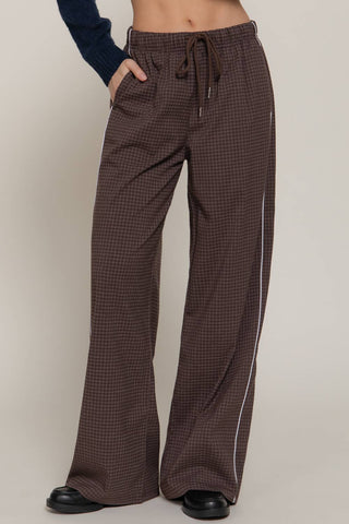 The Plaid Check Easy Pant - Olive Street