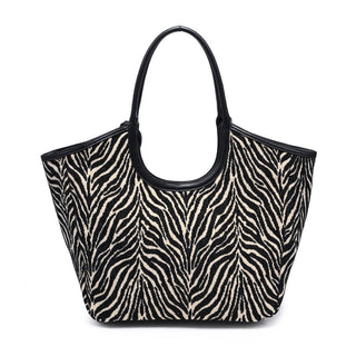 The Delilah Zebra Tote