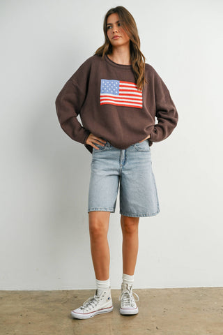 The Coastal Flag Knit - Olive Street
