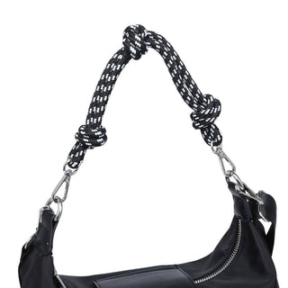 The Nova Rope Handle Hobo in Black - Olive Street
