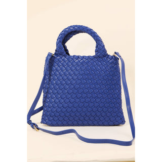 The Braided Leather Square Bag - Olive Street